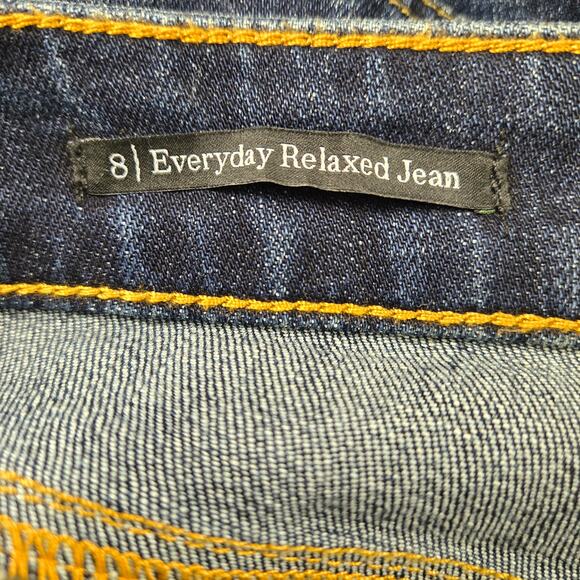 Talbots Women's Everyday Relaxed Jeans Ankle Corsica Dark Wash Stretch size 8 - Picture 4 of 12